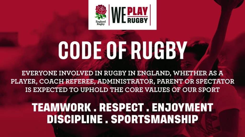 code of rugby